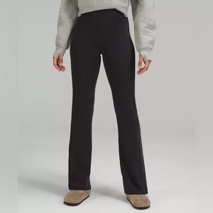 Lululemon Brushed Softstreme Rib Zip Flare Pants